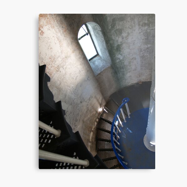 South Solitary Island Lighthouse Spiral Staircase Metal Print
