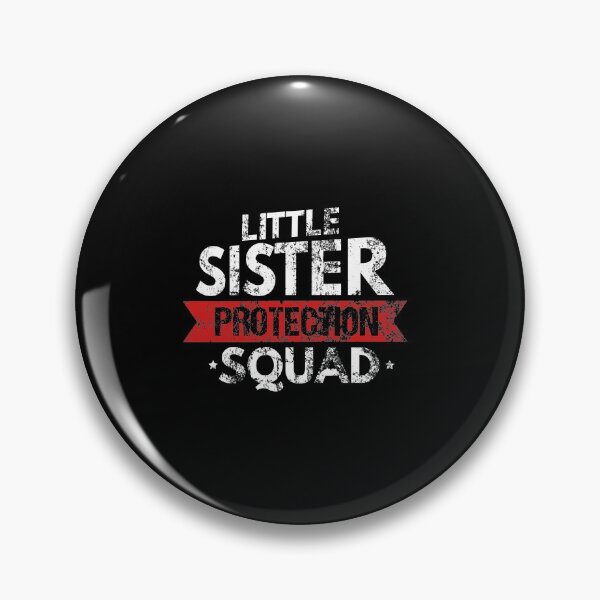Item preview, Little Sister Protection Squad Big Bro Distressed designed and sold by perfectpresents.