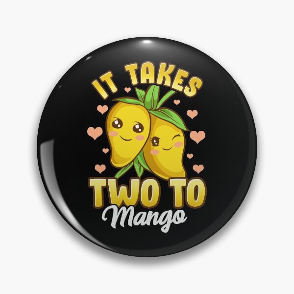 Item preview, Cute & Funny It Takes Two To Mango Fruit Pun designed and sold by perfectpresents.