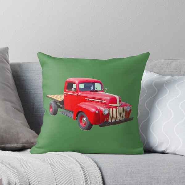 Item preview, 1947 Ford Flat Bed Antique Pickup Truck designed and sold by KWJphotoart.