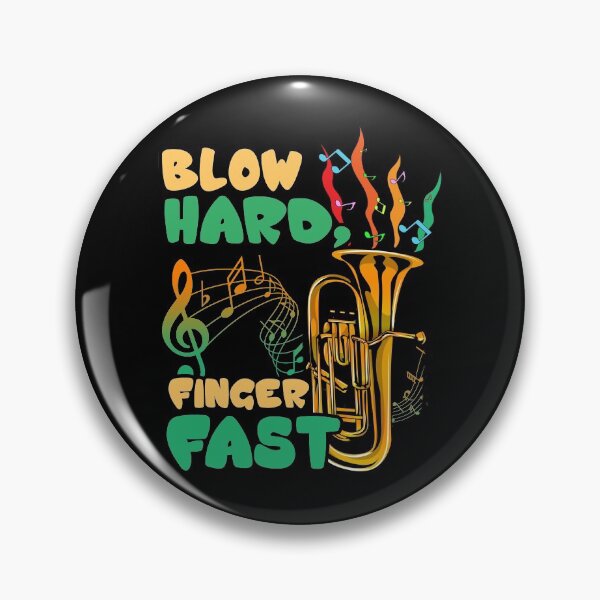 Item preview, Blow Hard Finger Fast Funny Saxophone Musician Pun designed and sold by perfectpresents.
