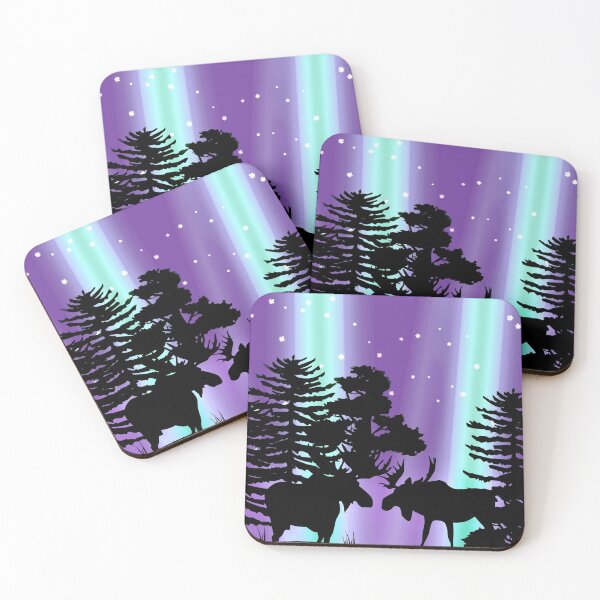 Item preview, Canadian Nights - Digital Silhouette Art Print designed and sold by legacyholistic.