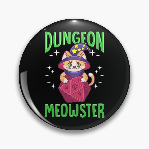 Item preview, Funny Dungeon Meowster designed and sold by perfectpresents.