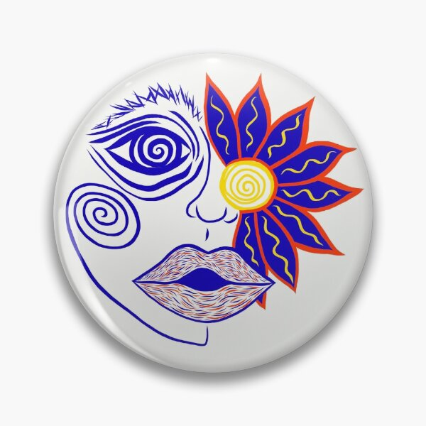 Item preview, Primary Color Flower Face designed and sold by ThatsKi.