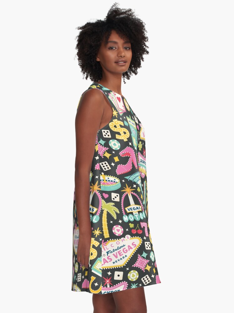 Alternate view of Viva Las Vegas A-Line Dress