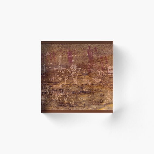 Item preview, Barrier Canyon style petroglyphs and older pictographs designed and sold by Squirrel-Girl.