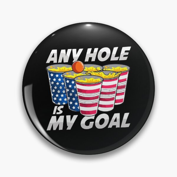Item preview, Any Hole Is My Goal Beer Pong American 4th Of July designed and sold by perfectpresents.