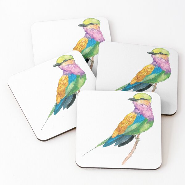 Item preview, Colorful Watercolor Bird Art designed and sold by Mali Moazart.
