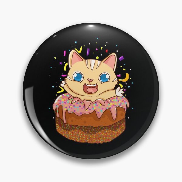 Item preview, Birthday Cake Cat Surprise Kitty designed and sold by perfectpresents.