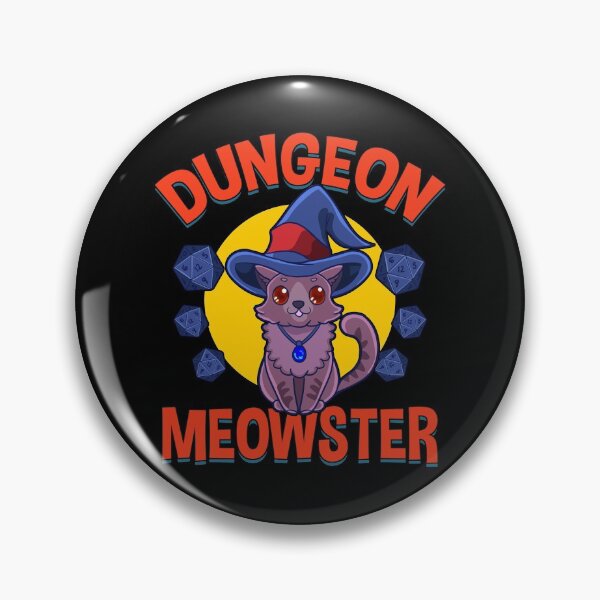 Item preview, Adorable Dungeon Meowster Gamer Cat Pun designed and sold by perfectpresents.