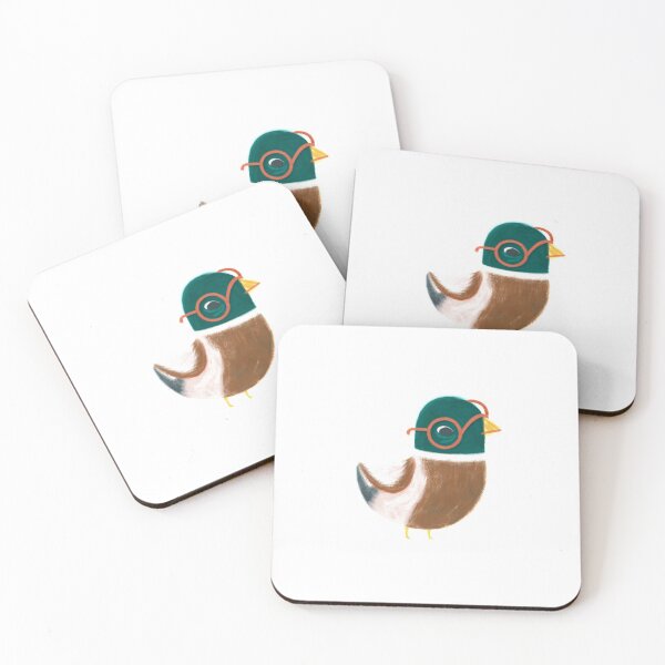 Item preview, Smarty Pants Duck with Glasses designed and sold by mollyfergart.