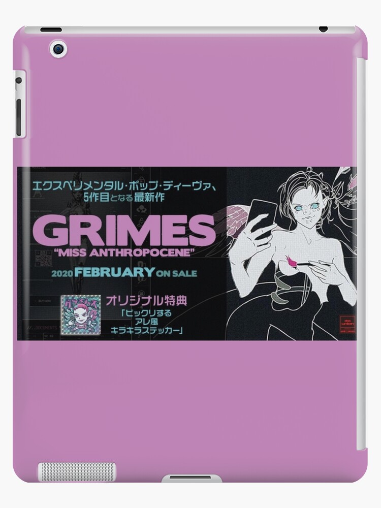 Grimes Miss Anthropocene Japan Promo Ipad Case Skin By Sasoriisland Redbubble