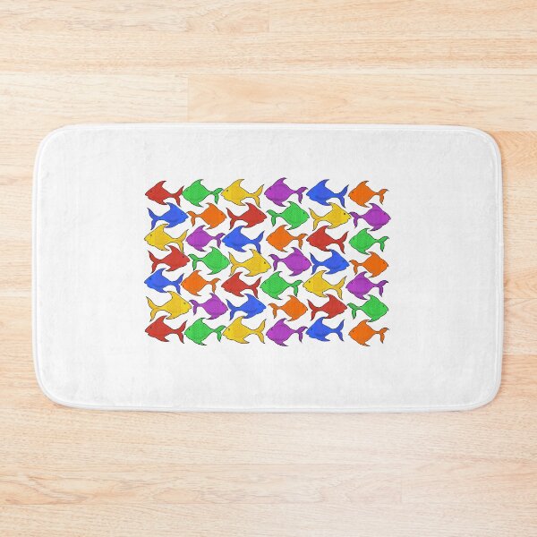 Item preview, Bright interlocking fishies designed and sold by MamaODea.
