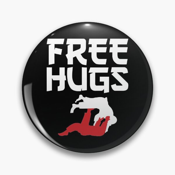 Item preview, Funny Free Hugs BJJ Jiu-Jitsu Takedown Jiu Jitsu designed and sold by perfectpresents.