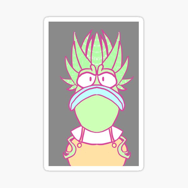 "Succulent Mr. Bighead" Sticker for Sale by Aarmastus Redbubble