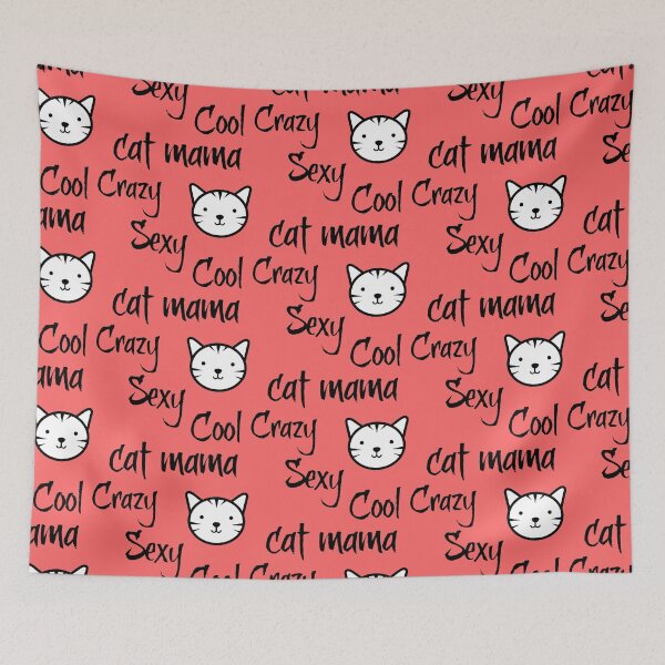 Item preview, Crazy Sexy Cool Cat Mama.  designed and sold by silviasunflower.