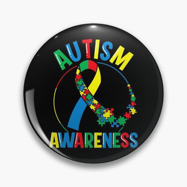Item preview, Colorful Autism Awareness Day Puzzle Ribbon designed and sold by perfectpresents.