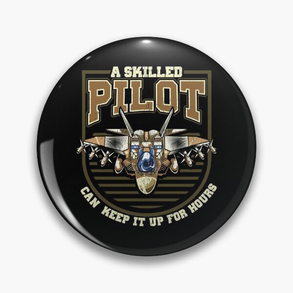 Item preview, A Skilled Pilot Can Keep It Up For Hours Jet Pun designed and sold by perfectpresents.