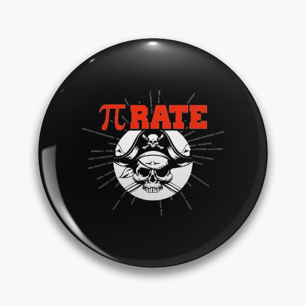 Item preview, Funny Pi Pie Pirate Pierate Pi-Rate Math Joke Pun designed and sold by perfectpresents.