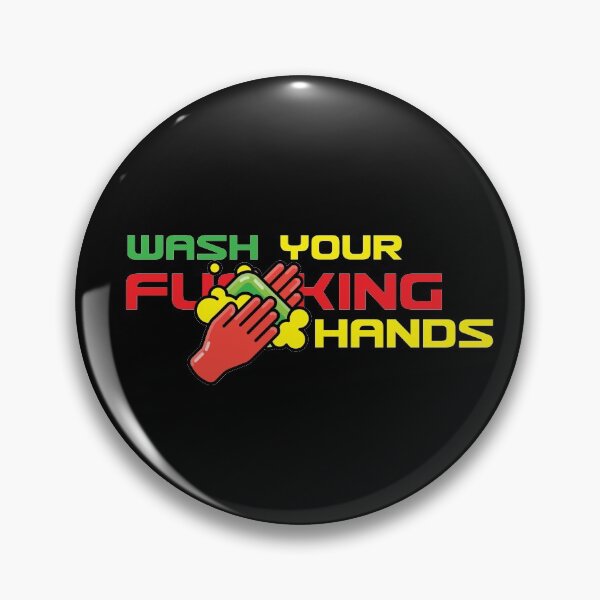 Item preview, WASH YOUR F*CKING HANDS designed and sold by nerd-girl-art.