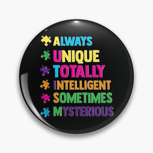 Item preview, Cute Always Unique Awesome Autism Awareness Month designed and sold by perfectpresents.