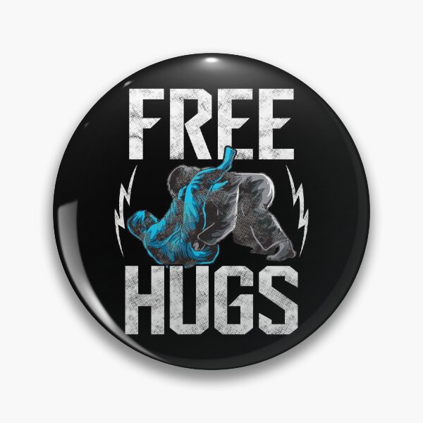 Item preview, Cute Free Hugs Jiu Jitsu BJJ Artes Marciales designed and sold by perfectpresents.