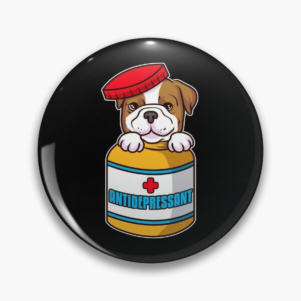 Item preview, Adorable Dog Antidepressant Pets Fix Depression designed and sold by perfectpresents.