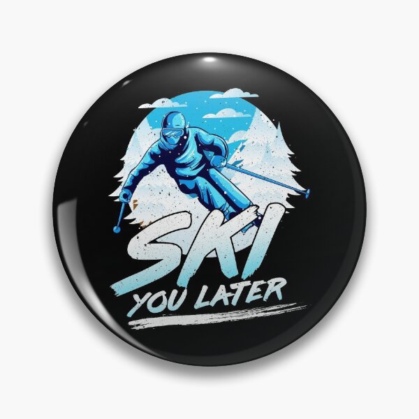 Item preview, Ski You Later Awesome Skiing Pun designed and sold by perfectpresents.