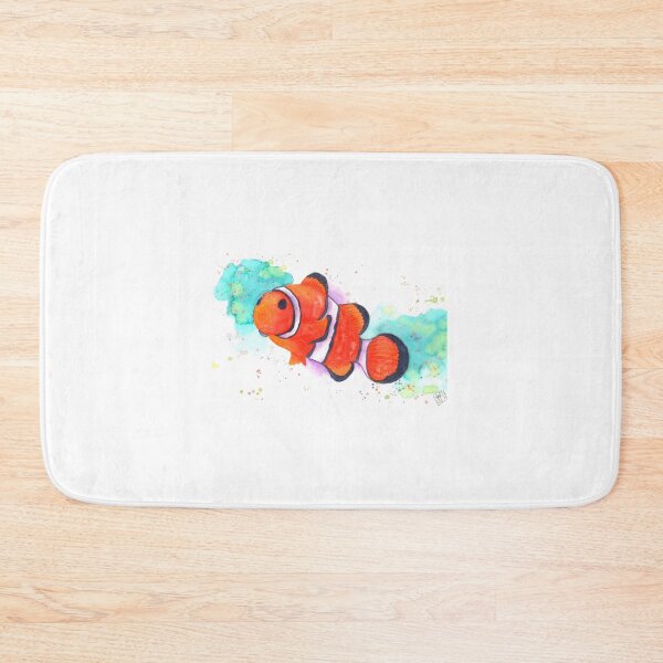 Item preview, Clown fish illustrated with watercolor designed and sold by Nayiart.