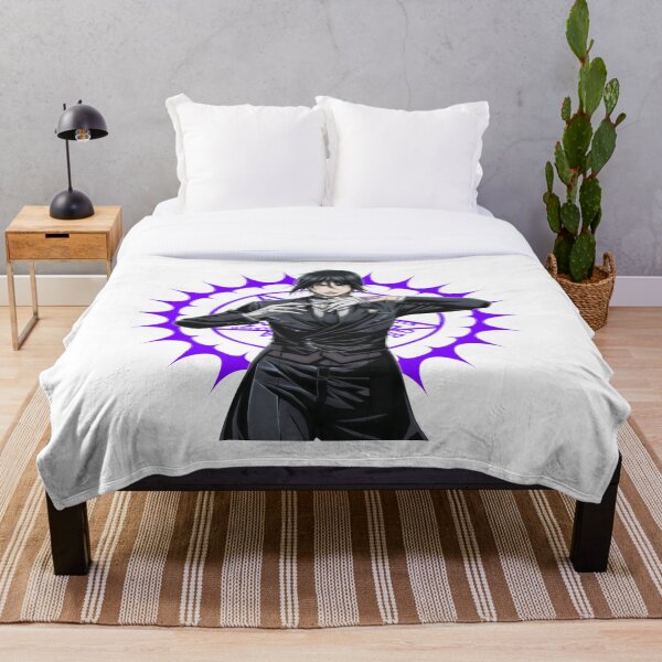 Black butler Throw Blanket