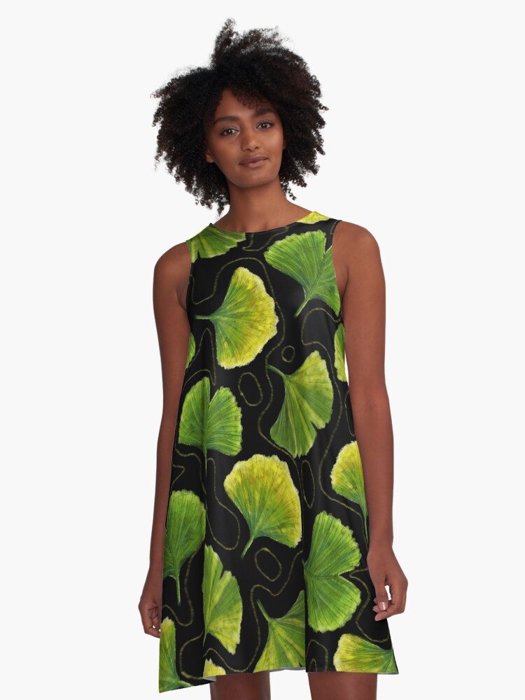 ginkgo leaf dress