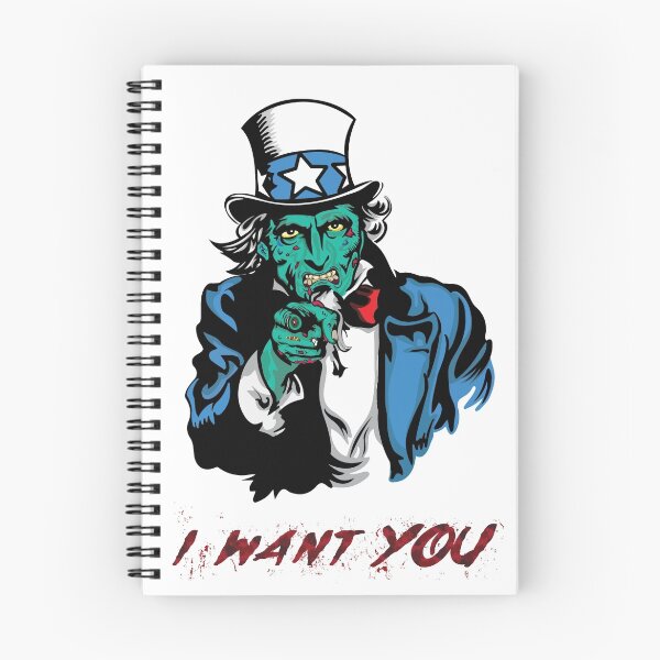 Item preview, UNCLE ZOMBIE “I WANT YOU" designed and sold by mqdesigns13.