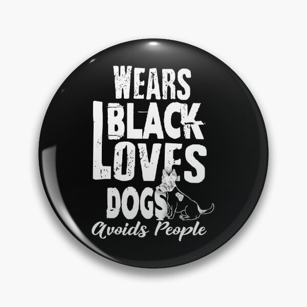 Artikelvorschau, Trägt Black Loves Dogs Vermeidet introvertierte Menschen entworfen und verkauft von perfectpresents.