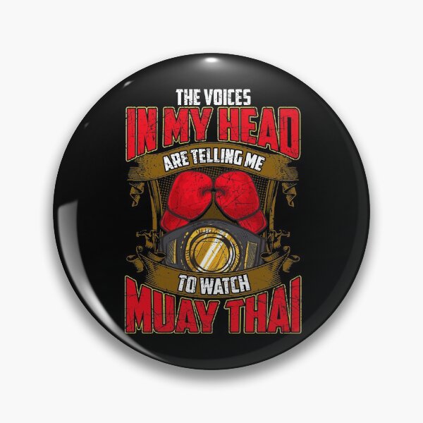 Item preview, Voices In My Head Telling Me To Watch Muay Thai designed and sold by perfectpresents.