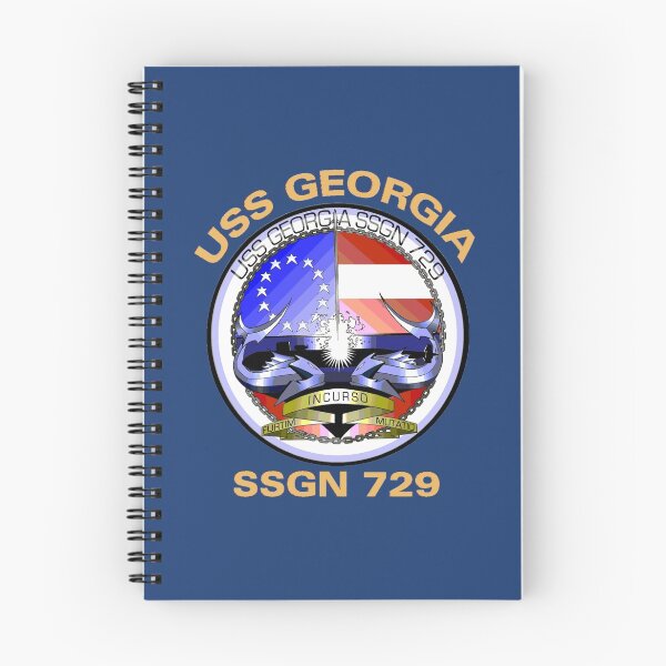 Item preview, USS Georgia (SSGN-729) Crest for Dark Colors designed and sold by Nikki SpaceStuffPlus.