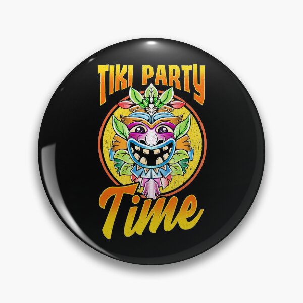 Item preview, Tiki Party Time Island Luau Themed Cute Tiki Head designed and sold by perfectpresents.