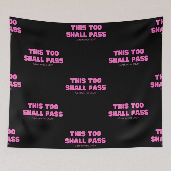 Item preview, This Too Shall Pass - Pink designed and sold by ryanwfraser.