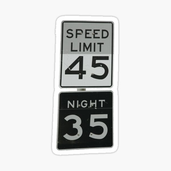 Big Pine Key Speed Limit Sticker