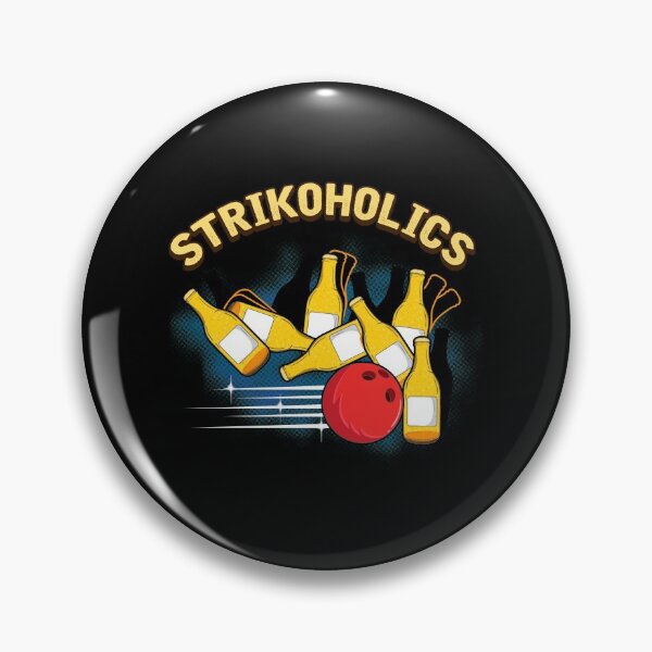 Item preview, Funny Strike Expert Bowling Strikoholics Bowler designed and sold by perfectpresents.