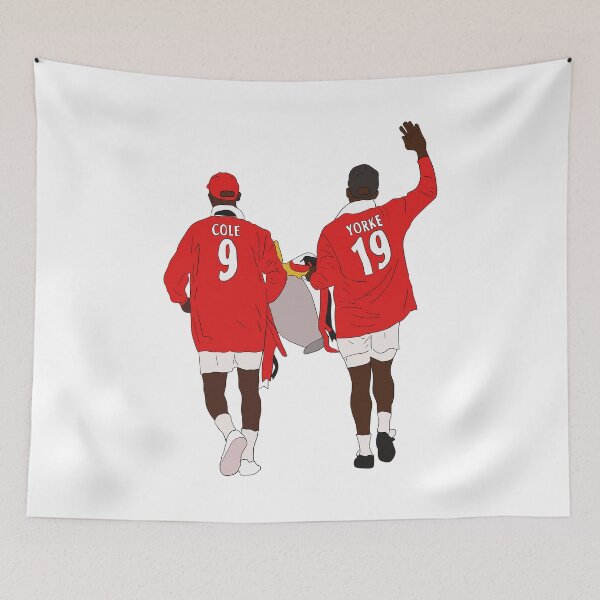 Item preview, Andy Cole Dwight Yorke 99 Treble MUFC designed and sold by Hevding.