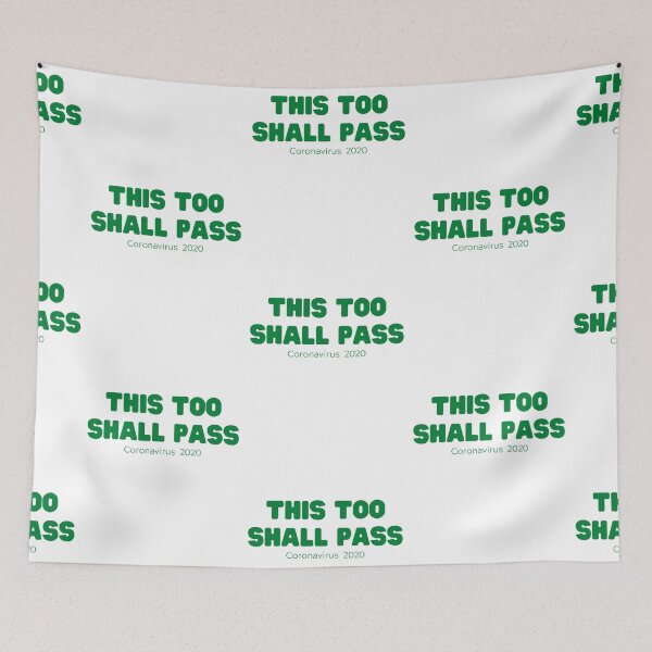 Item preview, This Too Shall Pass - Green designed and sold by ryanwfraser.