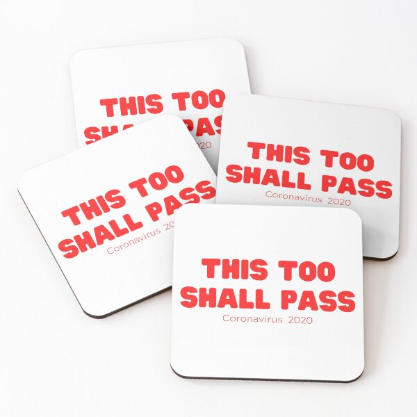 Item preview, This Too Shall Pass - Red designed and sold by ryanwfraser.