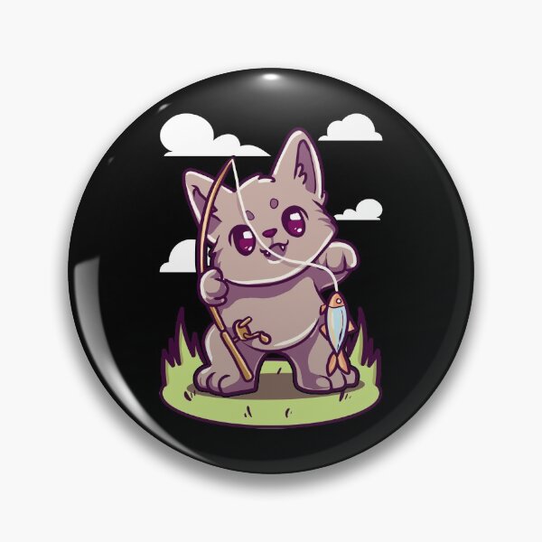 Item preview, Cute & Funny Cat Fishing designed and sold by perfectpresents.