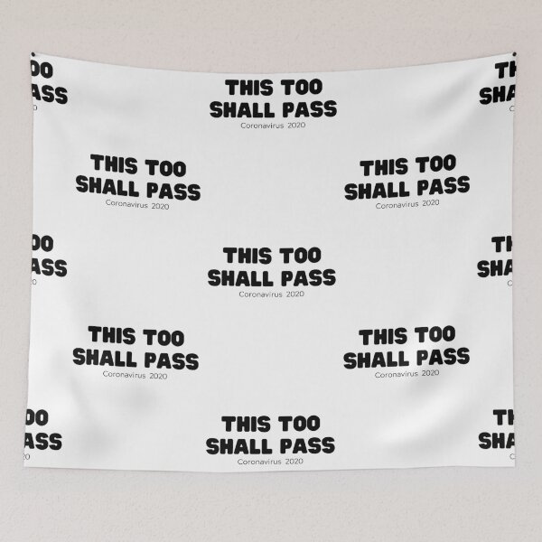 Item preview, This Too Shall Pass - Black designed and sold by ryanwfraser.