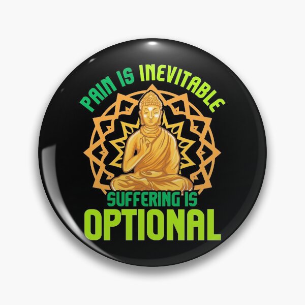 Item preview, Pain Is Inevitable Suffering Is Optional Meditate designed and sold by perfectpresents.