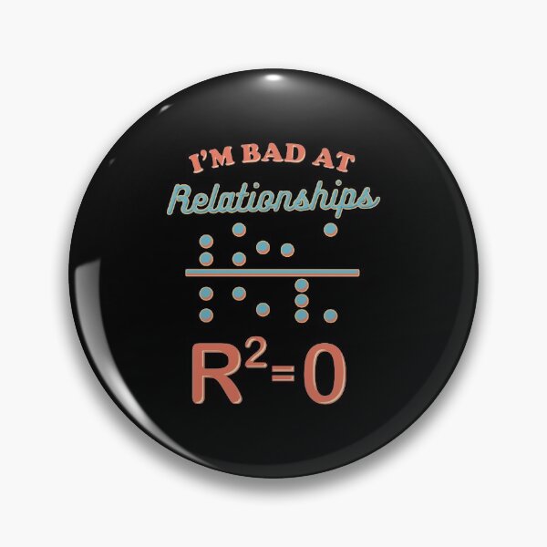 Item preview, Cute I'm Bad At Relationships Math Teacher Puns designed and sold by perfectpresents.