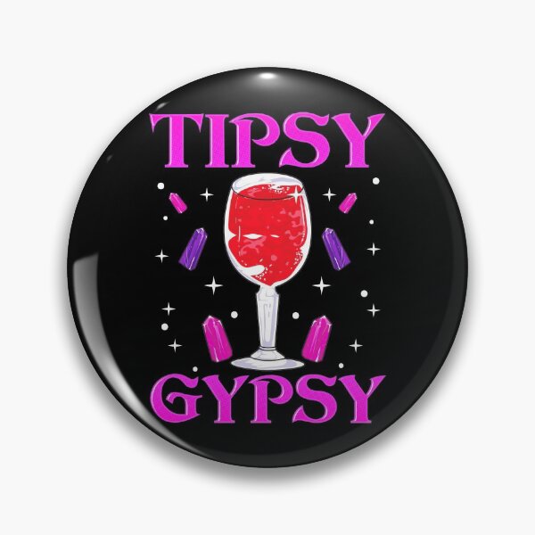 Item preview, Cute Tipsy Gypsy Funny Halloween Drinking Wine designed and sold by perfectpresents.