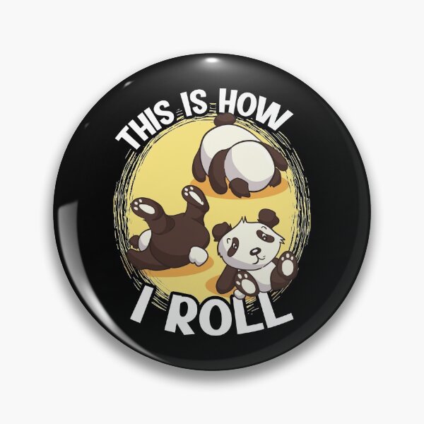Item preview, This Is How I Roll Panda Bear Pun designed and sold by perfectpresents.
