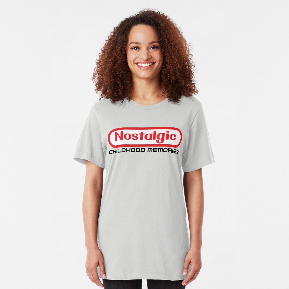 NES Collection : Nostalgic Childhood Memories Slim Fit T-Shirt