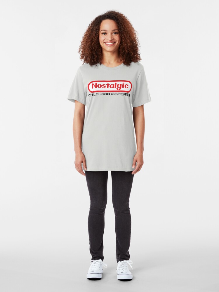 Alternate view of NES Collection : Nostalgic Childhood Memories Slim Fit T-Shirt